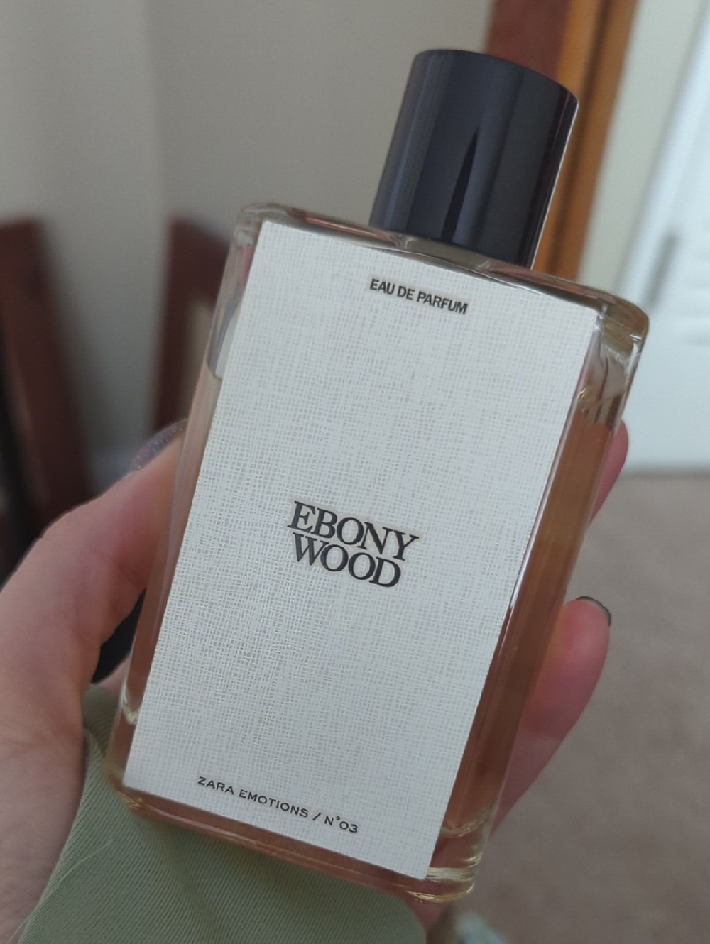 ZARA Ebony Wood Eau de Parfum for Men - Amber Brown